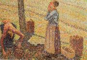 Camille Pissarro Detail of Pick  Apples USA oil painting artist